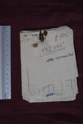 Set of Receipts and invoices sent to the superior of Ethiopian convent