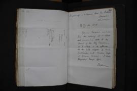 Telegram dated 29 October 1898, from John Dickson, Consul to Nicholas O'Conor-Don, Ambassador