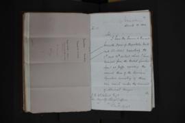 Dispatch Nr. 13 dated 12 March 1903, from John Dickson, Consul to J. B. Whitebread, Chargé d'affa...
