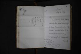 Dispatch Nr. 12 dated 2 May 1896, from John Dickson, Consul to Philip Currie, Ambassador