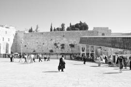 Photograph of the Western Wall Plaza