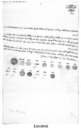 Dosya 102, Gömlek 6099, November 12, 1890 (Gregorian calendar) - 29 Rebinlevvel 1308 (Ottoman rel...