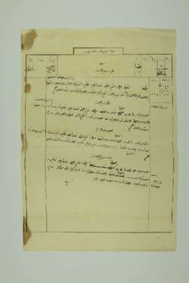 Dosya 441, Gömlek 124, no Gregorian date - 7 Teşrin-i Evvel 1323 (Ottoman fiscal calendar (Rumi)
