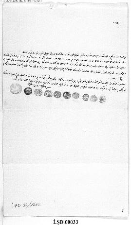 Dosya 33, Gömlek 1642, March 10, 1877 (Gregorian calendar) - 24 Safer 1294 (Ottoman religious cal...