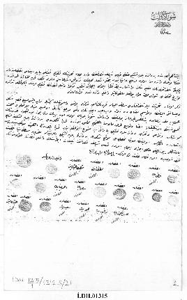 Dosya 1315, Gömlek 1, August 24, 1894 (Gregorian calendar) - 21 Safer 1312 (Ottoman religious cal...