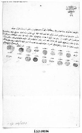 Dosya 106, Gömlek 6338, April 15, 1891 (Gregorian calendar) - 6 Ramazan 1308 (Ottoman religious c...