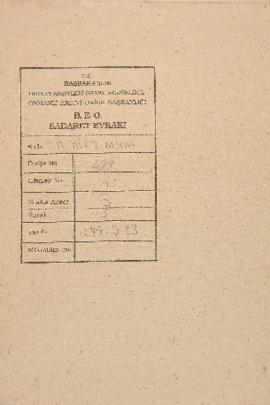 Dosya 429, Gömlek 40, December 09, 1868 (Gregorian calendar) - 23 Şaban 1285 (Ottoman calendar)