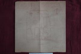 Map of Dayr Al-Sultan monastery, November 11, 1951