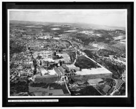 Jerusalem. Temple area from the south, Ophel in the foreground