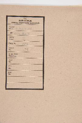 Dosya 189, Gömlek 91, May 13, 1861 (Gregorian calendar) - 3 Zilkade 1277 (Ottoman calendar)