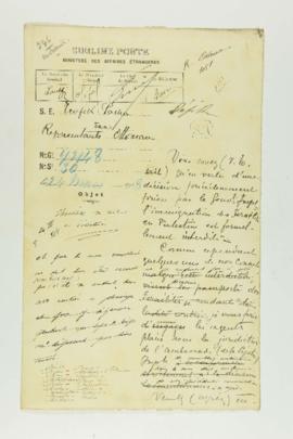 Dosya 96, Gömlek 22, March 24, 1908 (Gregorian calendar) - no Ottoman date