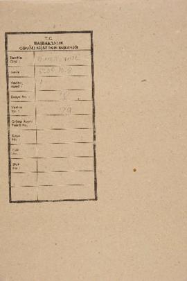 Dosya 18, Gömlek 29, August 28, 1849 (Gregorian calendar) - 8 Şevval 1265 (Ottoman calendar)