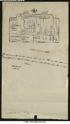Dosya 6, Gömlek 18, April 17, 1892 (Gregorian calendar) - 19 Ramazan 1309 (Ottoman calendar)