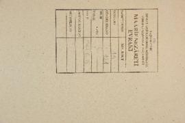 Dosya 19, Gömlek 121, August 27, 1874 (Gregorian calendar) - 15 Recep 1291 (Ottoman religious calendar)